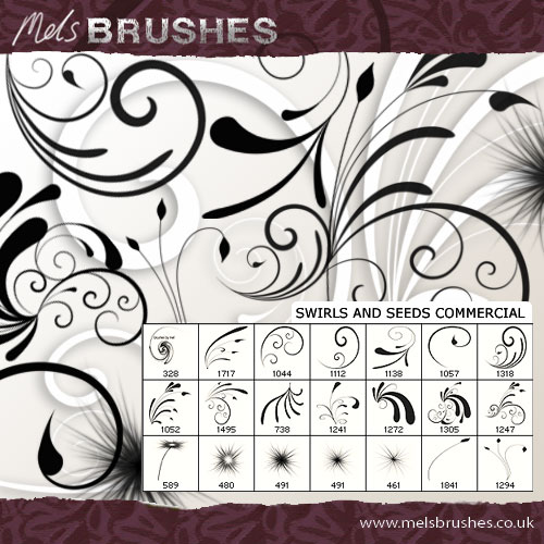 Free Photoshop Swirl Brushes