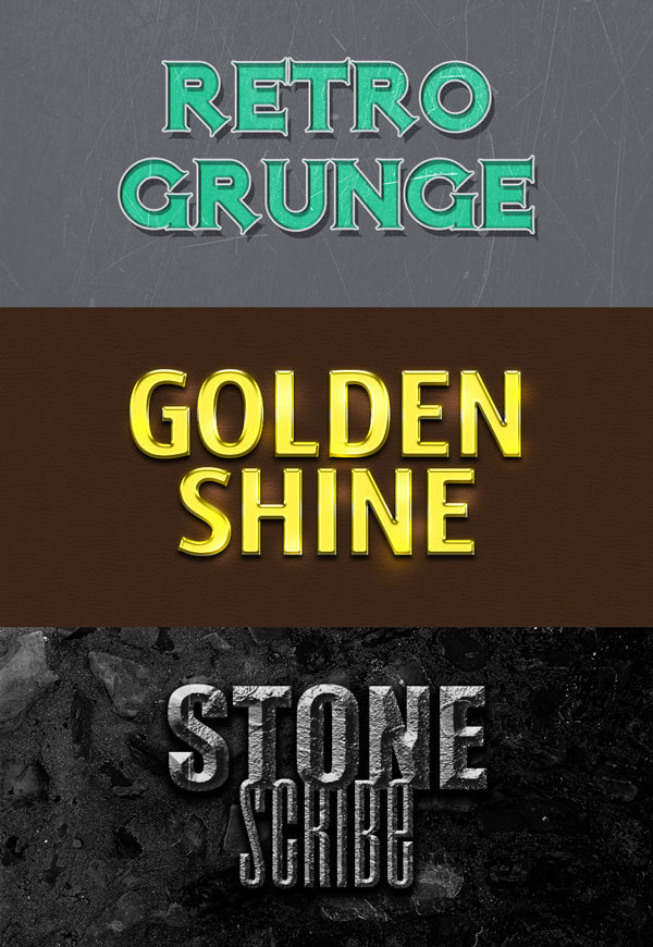 Free Photoshop Text Effects PSD Files