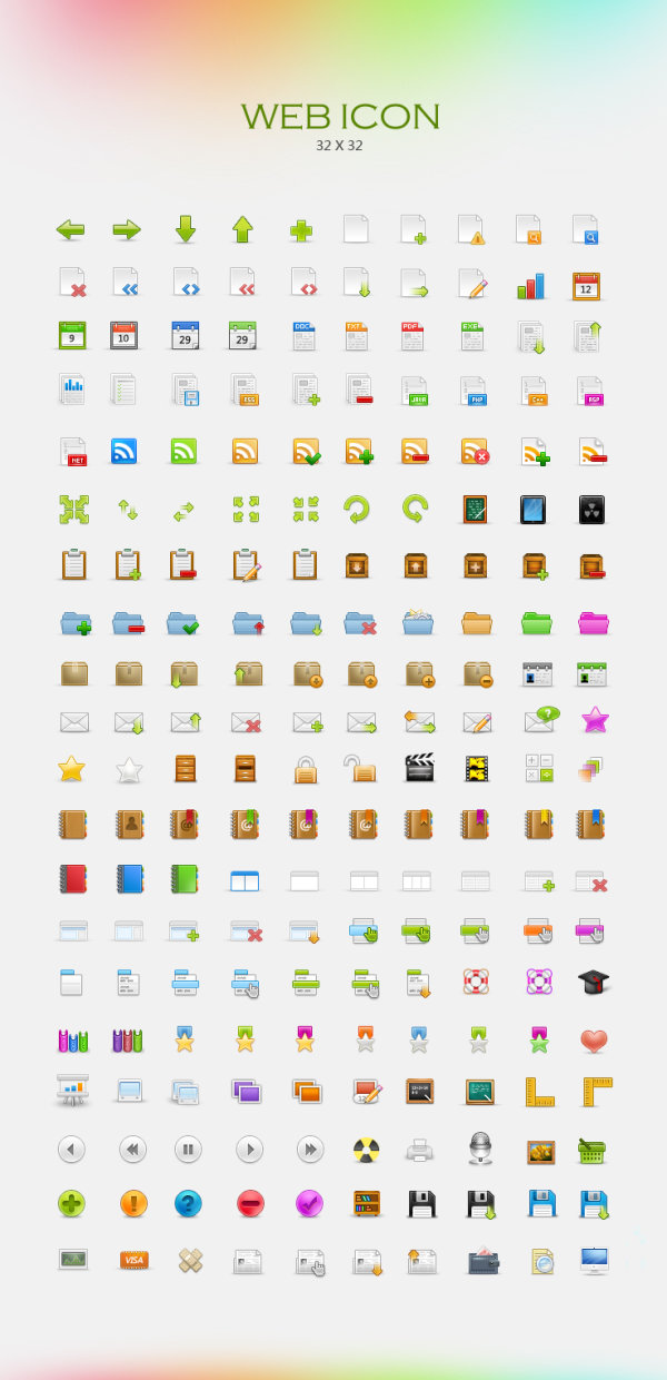 Free Small Icons for Web Page