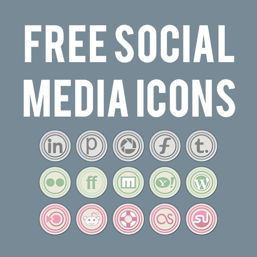 Free Social Media Icon Buttons Free Social Media Icon Buttons