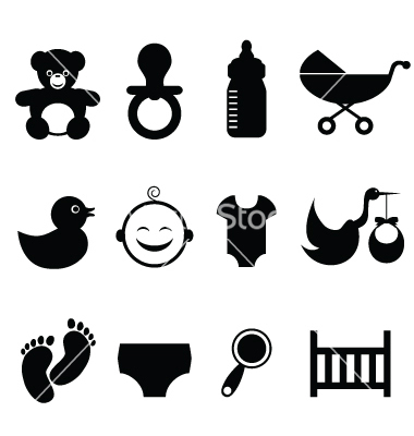 15 Baby Icons Vector Free Images
