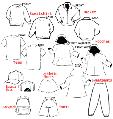 Free Vector Clothing Templates