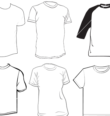 Free Vector Clothing Templates Free Vector Clothing Templates