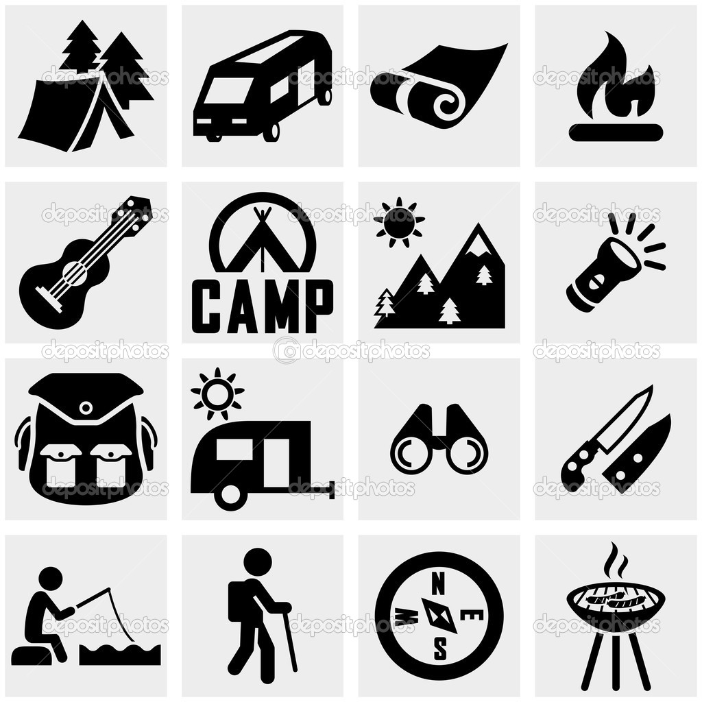 Free Vector Icons Camping