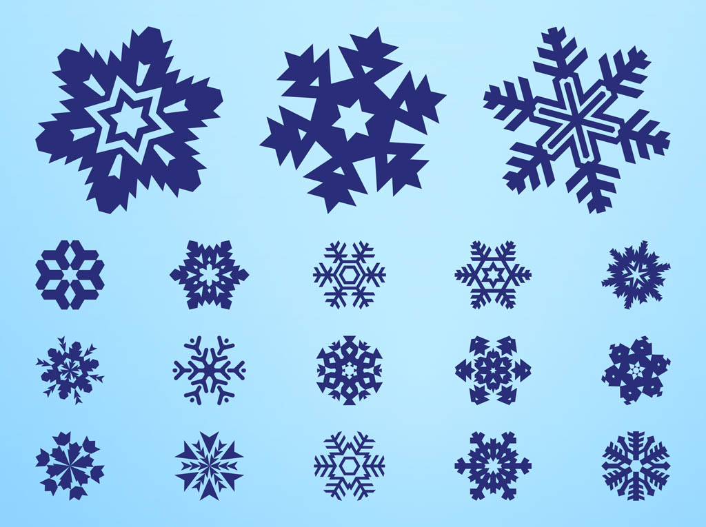 Free Vector Snowflake Clip Art