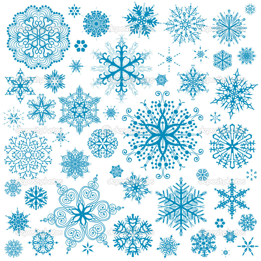Free Vector Snowflake Pattern