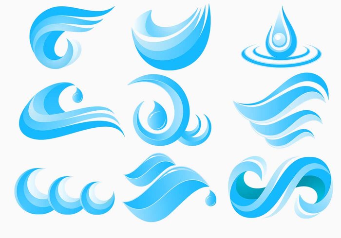 Free Vector Water Wave Icon