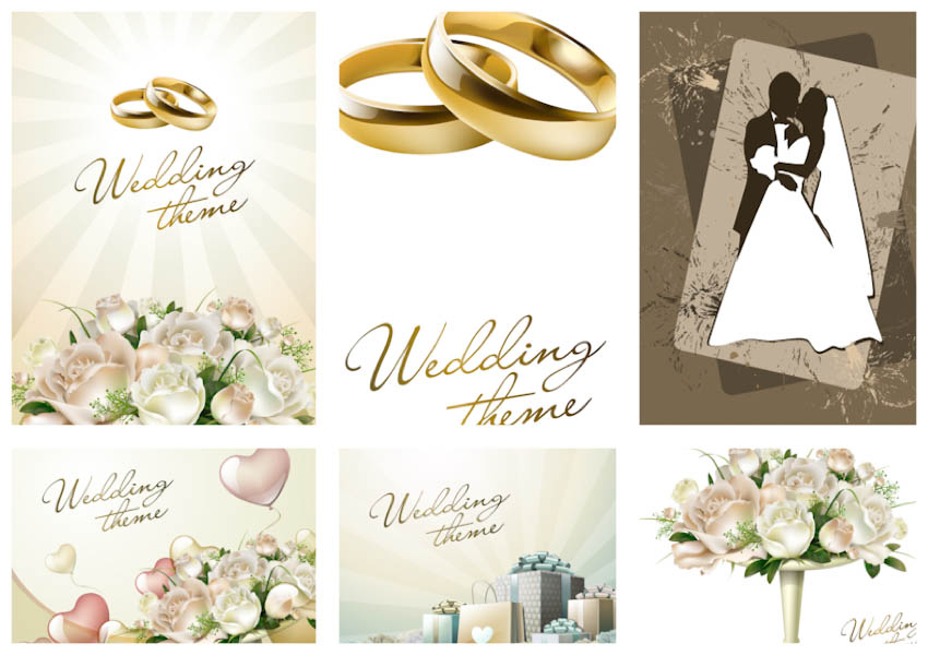 Free Vector Wedding Invitation Free Vector Wedding Invitation