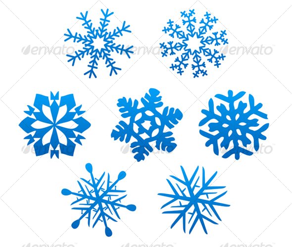 Frozen Snowflake Vector