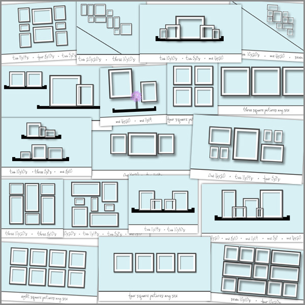 Gallery Wall Layout Ideas