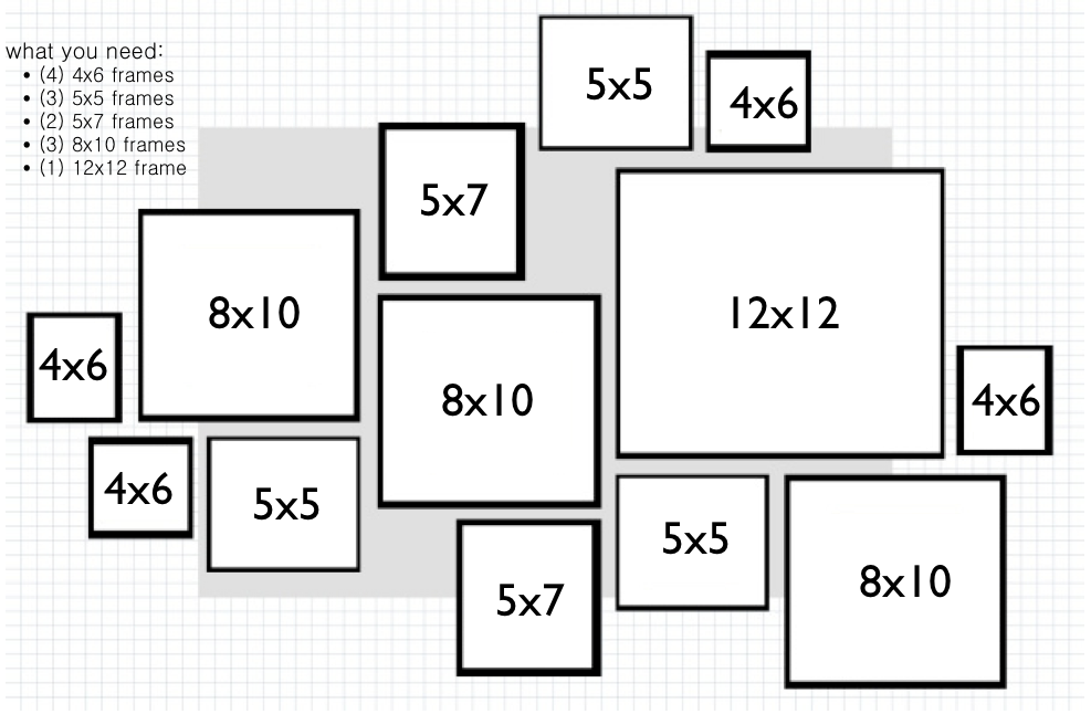 Gallery Wall Layout Templates