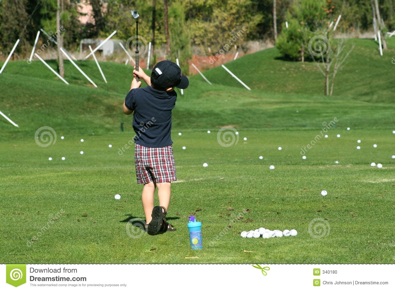 Golfing Stock-Photo
