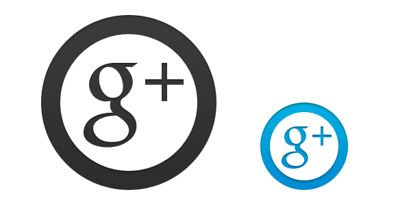 Google Plus Icon PSD