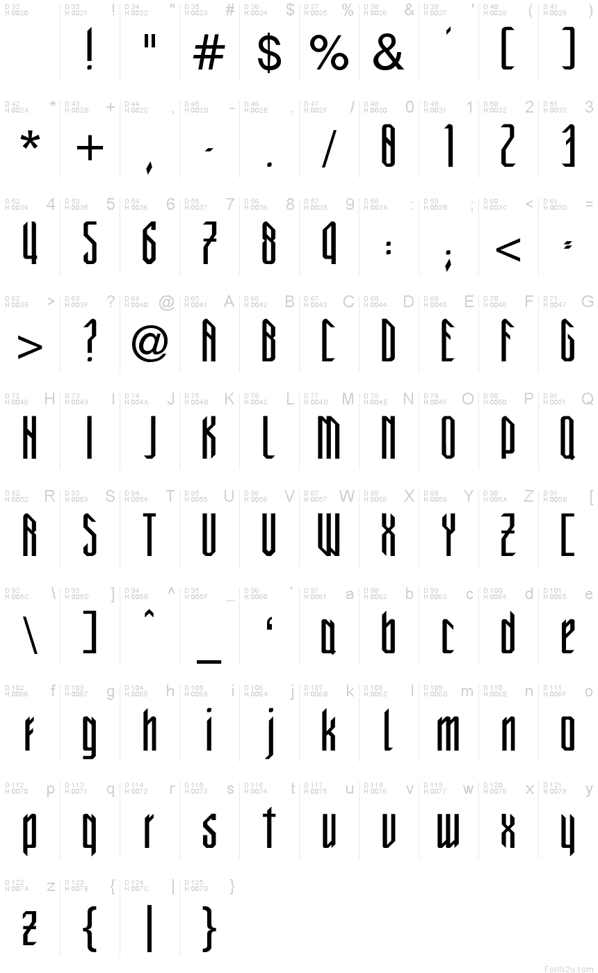Gothic Font Styles Alphabet