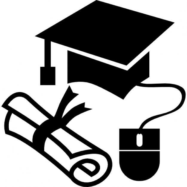 Graduation Cap and Diploma Icon Graduation Cap and Diploma Icon