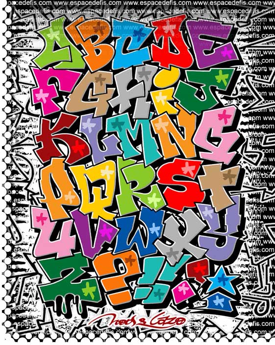 Graffiti Alphabet Block Letters