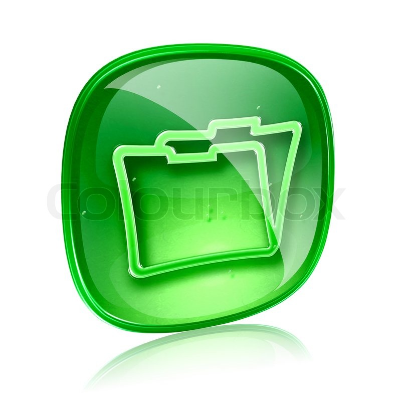 Green Folder Icon Transparent Background