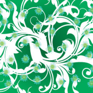 Green Swirl Background Vector Free