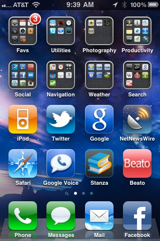 Home Screen Icons On iPhone