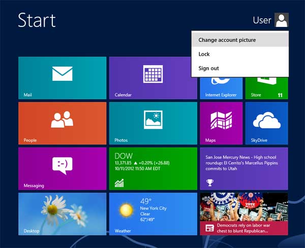 How to Change User Account On Windows 8