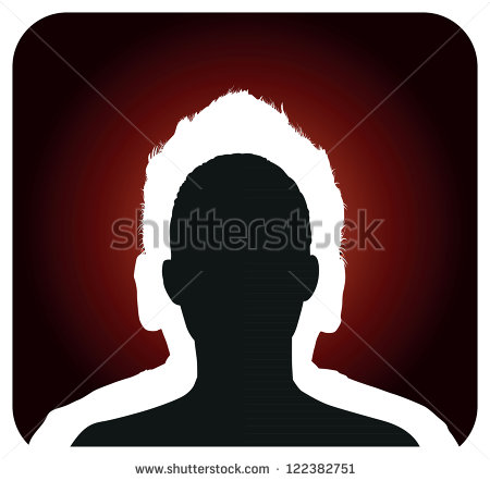 Human Head Profile Silhouette
