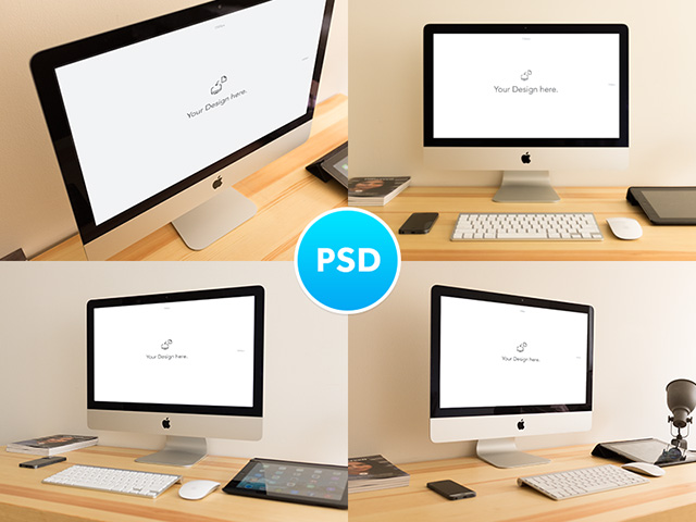 iMac Mockup PSD