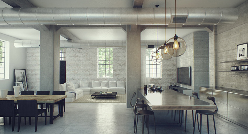 Industrial Loft Interior Design