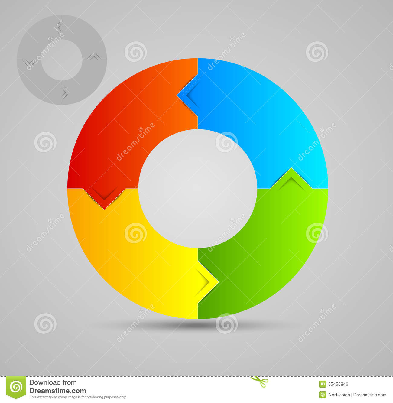 Infographic Circle Template Free