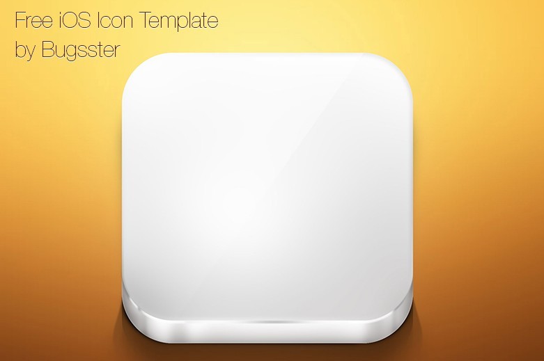 iOS App Icon Template PSD