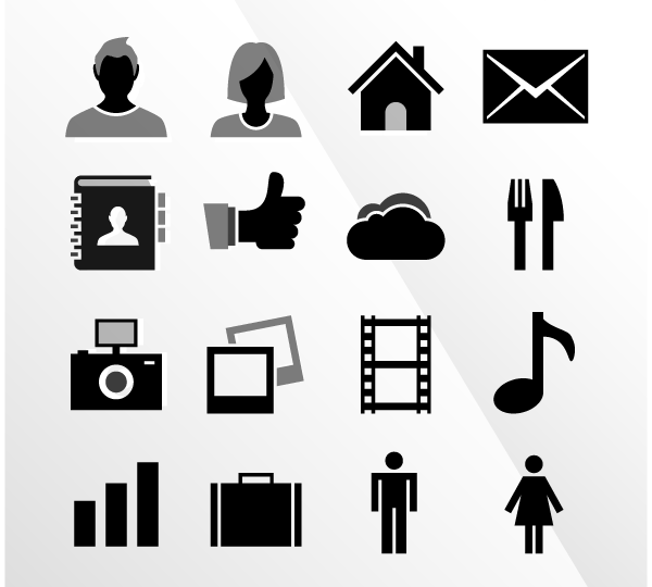 iPhone Icons Vector Free