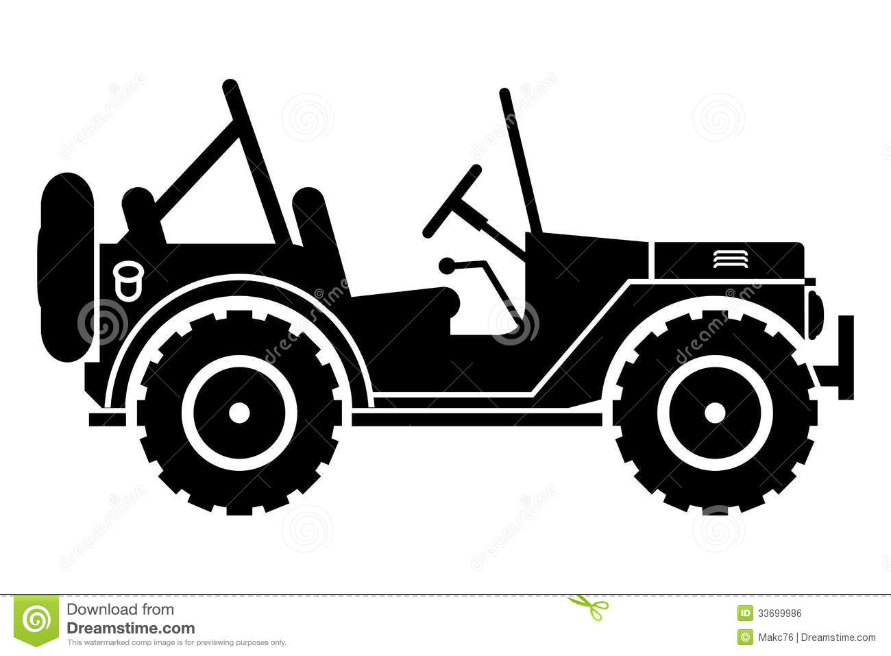 Jeep Silhouette Vector