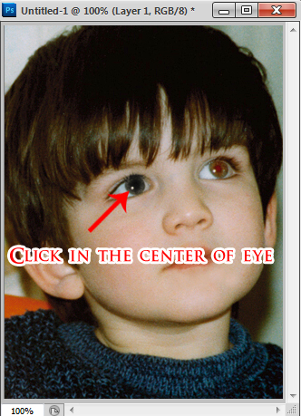 Kid with Red Eyes