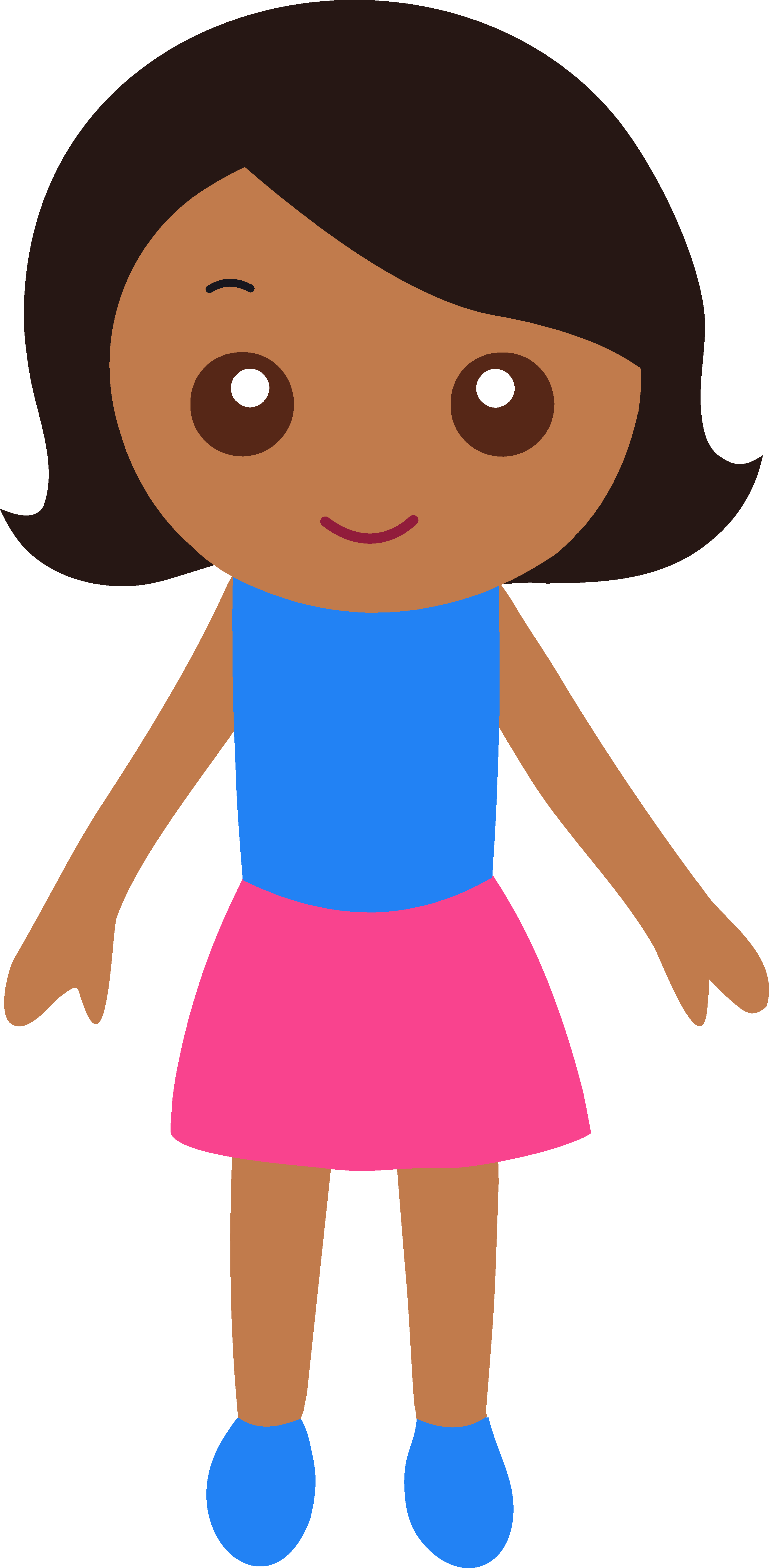 Little Black Girl Clip Art