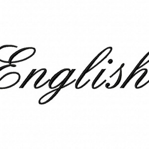 Machine Embroidery Old English Font