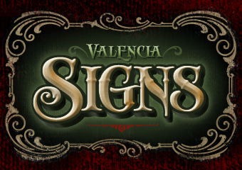 8 Old Timey Sign Font Images