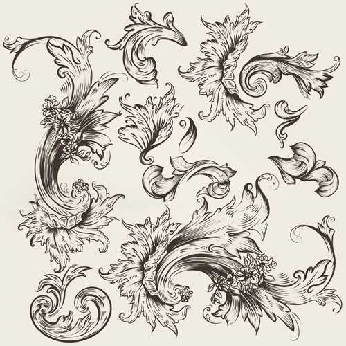 Ornament Swirl Vector Design