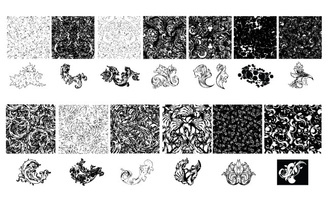 Ornate Patterns Vector