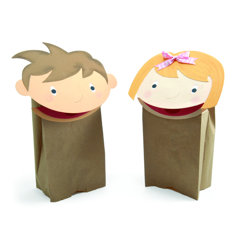 Paper Bag Puppet Girl