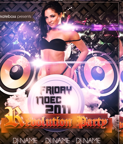 Party Flyer PSD Free Download