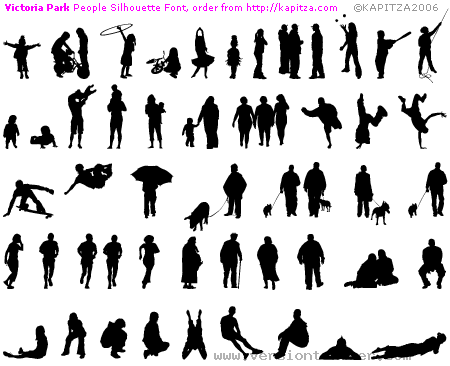 People Silhouette Brushes Photoshop