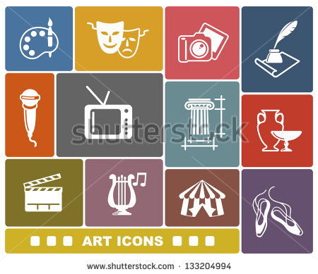 Performing Arts Icon Vector Performing Arts Icon Vector