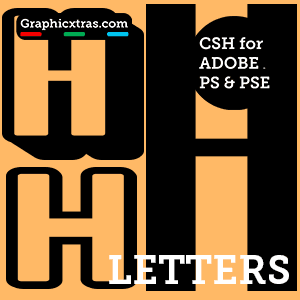 Photoshop Letter Shapes