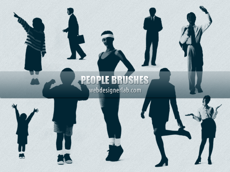 16 Photoshop Brush People Images