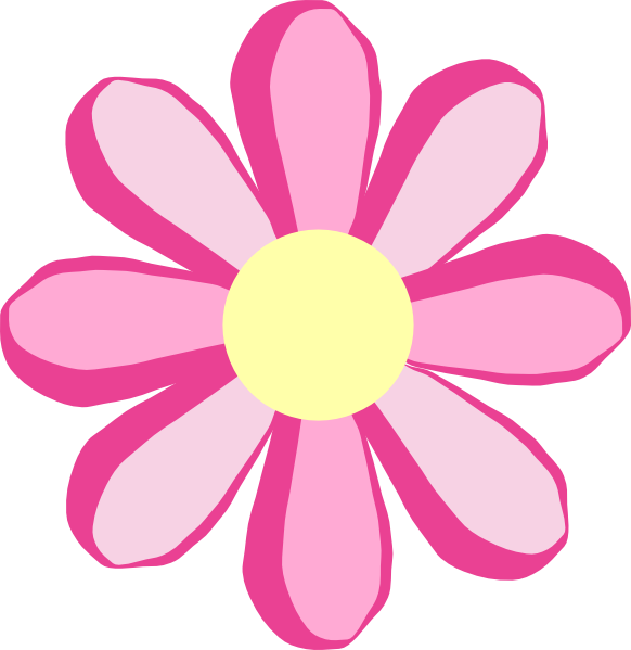Pink Flowers Clip Art