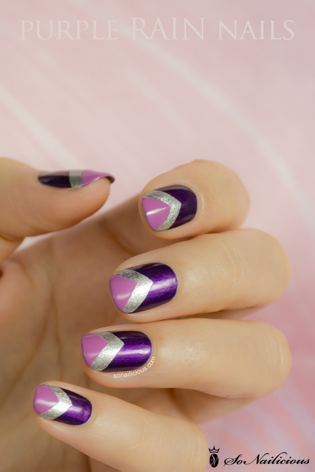 14 Purple Nail Designs For Short Nails Images