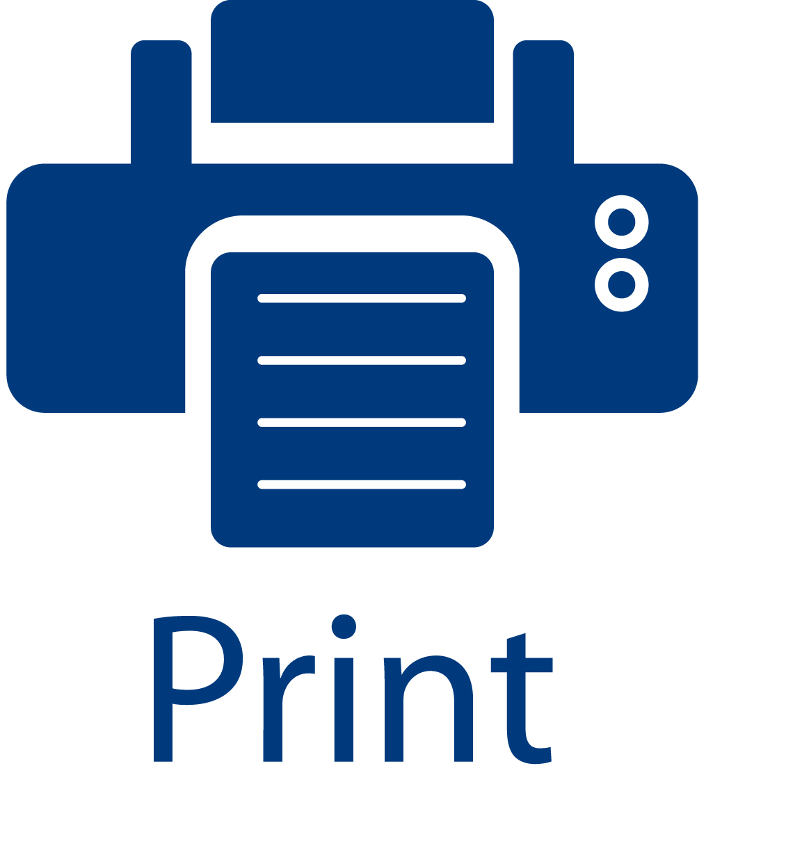 Print Button Icon Printer