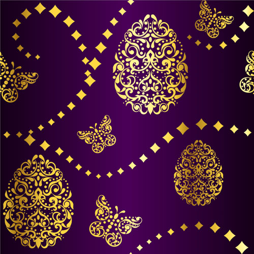 Purple and Gold Backgrounds Free