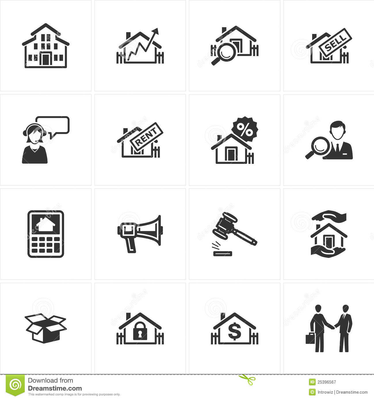 Real Estate Icons Free