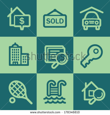 Real Estate Web Icons