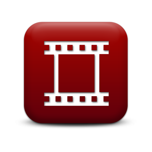 Red Film Strip Icon